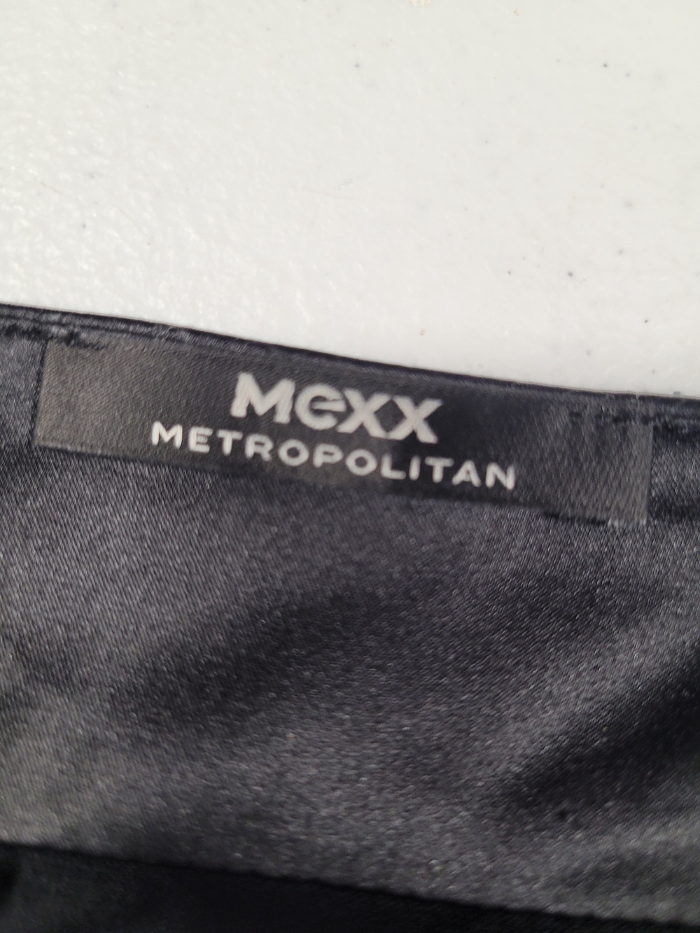 Mexx Black Long Sleeve Draped Neck Top - Picture 2 of 4